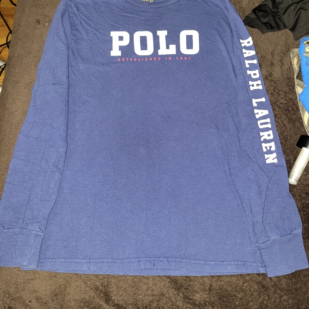 Boys Polo Ralph Lauren Long Sleeve T-shirt, Size YL (14-16)